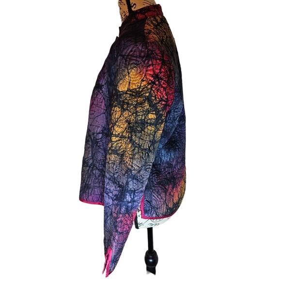 Chico's reversible quilted silk jacket. Size XS/4 ( Chico's 0) - Picture 3 of 10